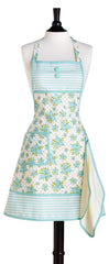 Aqua Spring Rose Bunch Gigi Apron