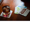 Letterpress Liquor Signs Coaster Set