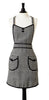 Woven Houndstooth Audrey Apron Woven Houndstooth Audrey Apron