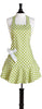 Green & White Polka Dot Josephine Apron Green & White Polka Dot Josephine Apron
