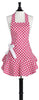 Pink & White Polka Dot Josephine Apron