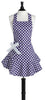 Purple & White Polka Dot Josephine Apron