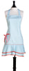 Blue & White Deco Dot Loretta Apron Blue & White Deco Dot Loretta Apron