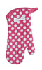 Pink & White Polka Dot Oven Mitt