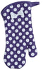 Purple & White Polka Dot Oven Mitt