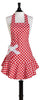 Red & White Polka Dot Josephine Apron Red & White Polka Dot Josephine Apron